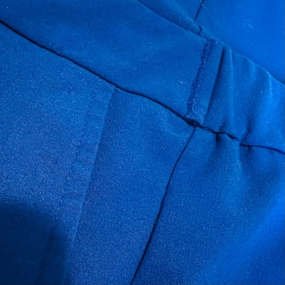 Royal Blue Cropped Wide Leg Pant - Picture 5 of 9